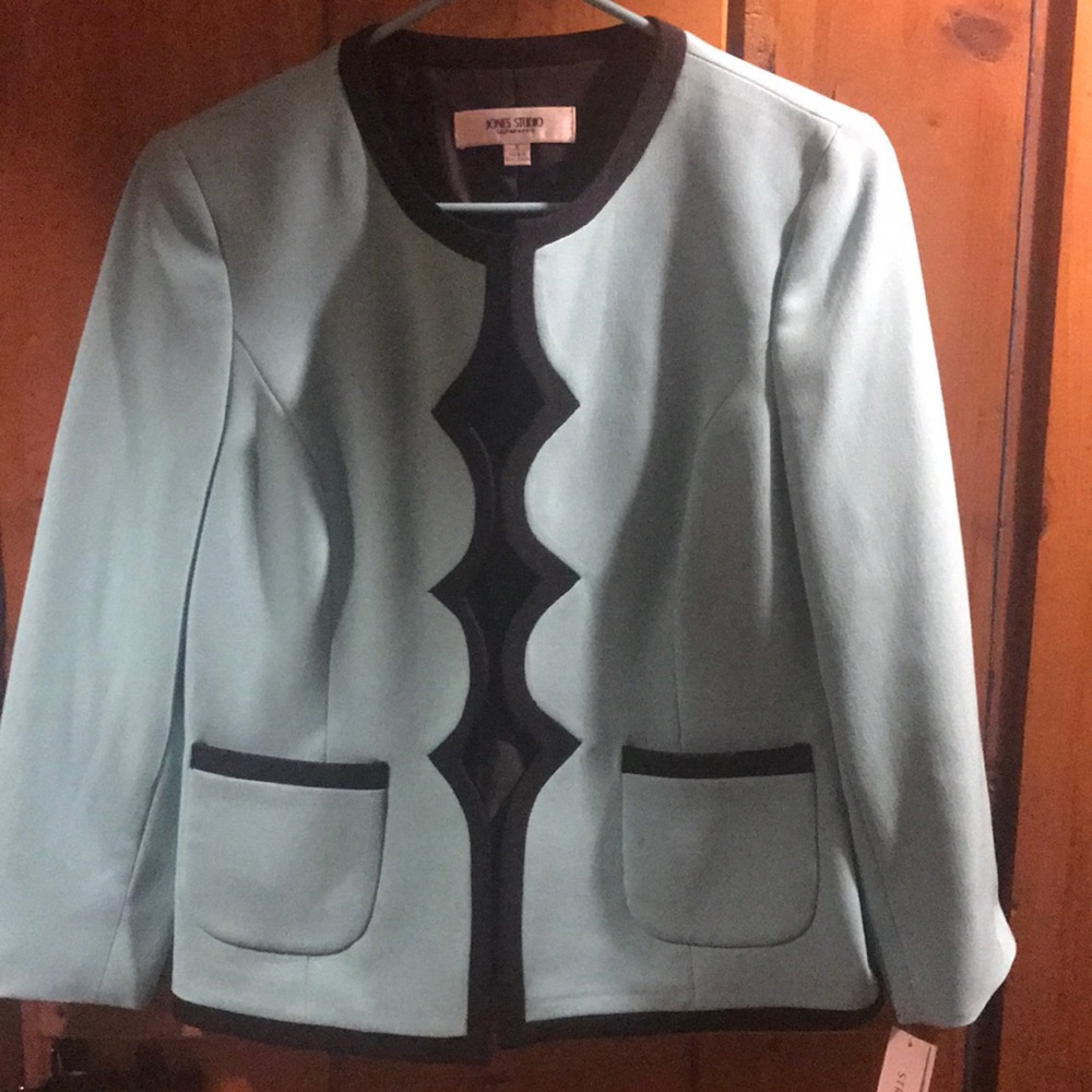 Teal dress barn jacket